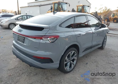 2023 Audi Q4 Sportback E-Tron Premium 50 Quattro из США, поврежденный, VIN WA122BFZ4PP075719